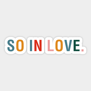 So In Love Sticker